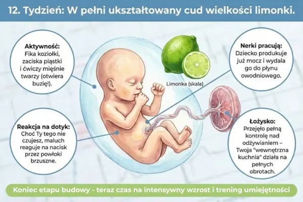 Rozwój dziecka – jak wygląda dziecko w 12 tygodniu ciąży